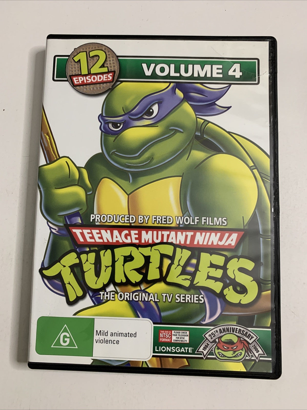 Teenage Mutant Ninja Turtles : Vol 4 (DVD, 1992) Original TV Series Region 4