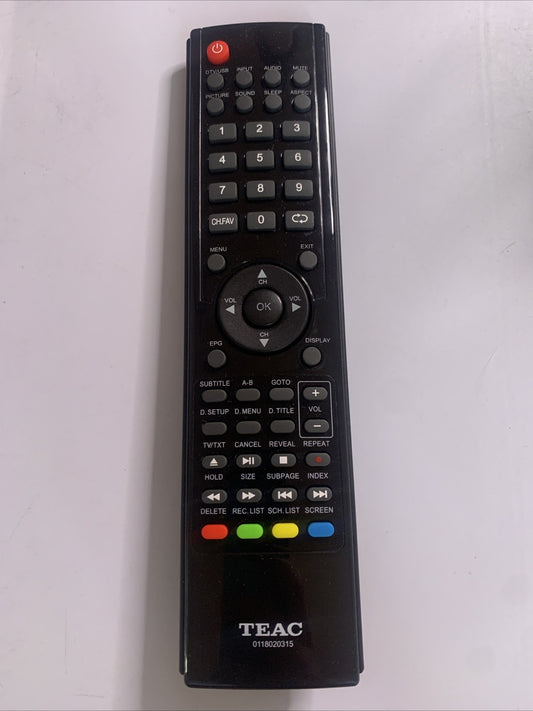 Genuine Teac 0118020315 Remote Control For TV