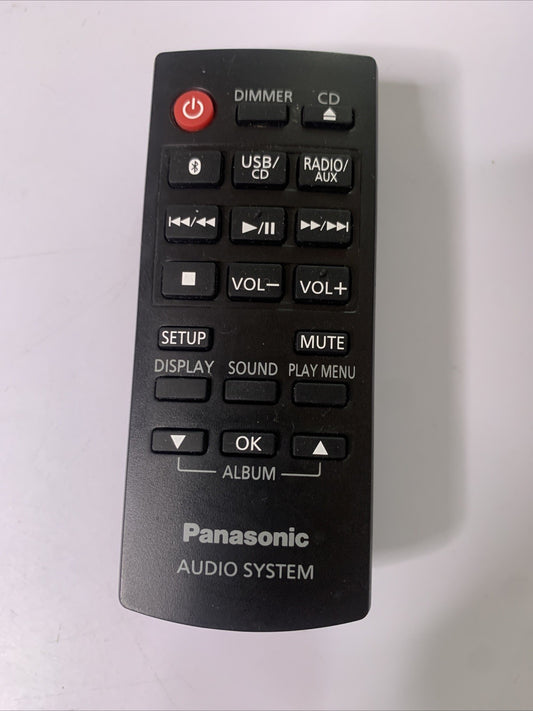 Genuine Panasonic N2QAYB000944 Remote Control For Panasonic Audio System