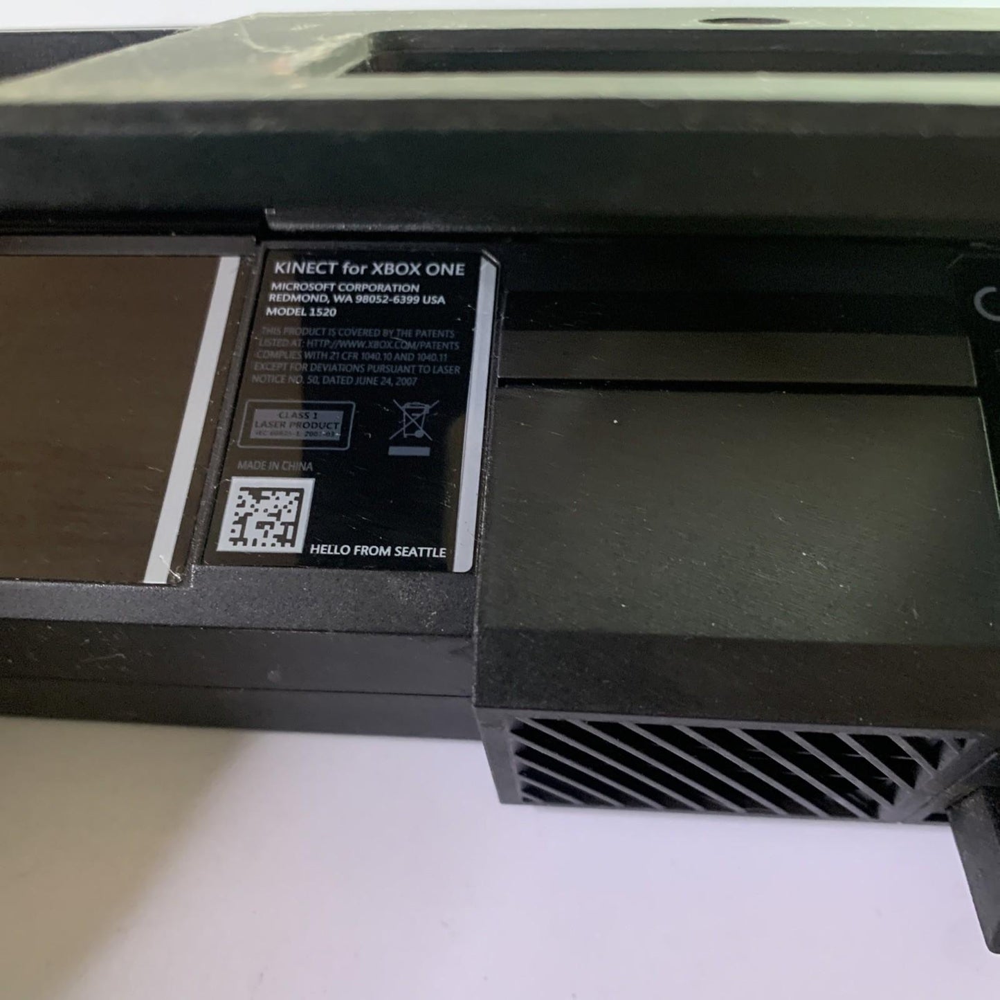 Microsoft XBOX One Kinect Sensor V2 Black Model 1520