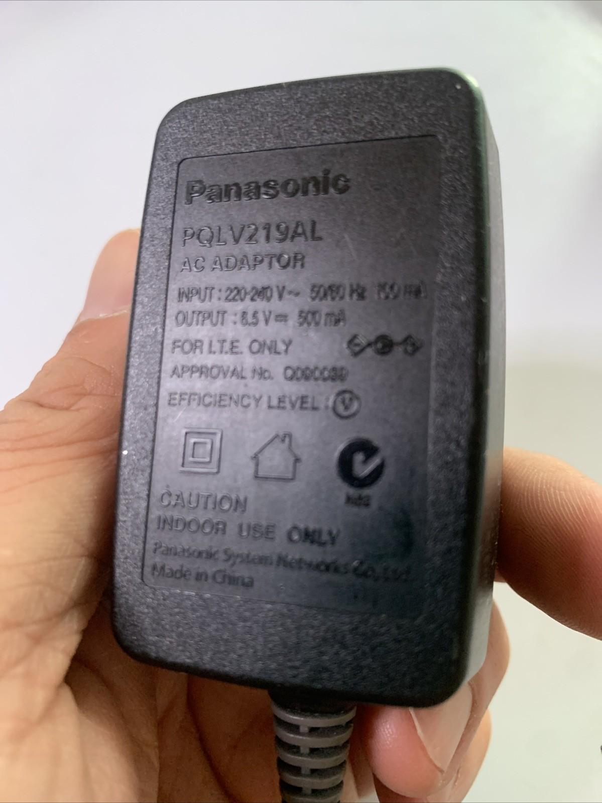 Genuine Panasonic PQLV219AL Power Supply 6.5V 500mA for Cordless Phone