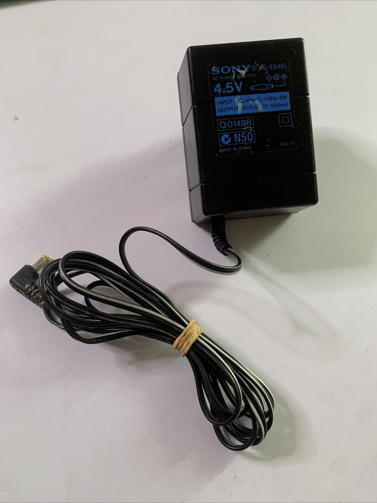 Genuine Sony AC-ES455 Power Supply 4.5V 500mA For Sony MiniDisc / Discman Player