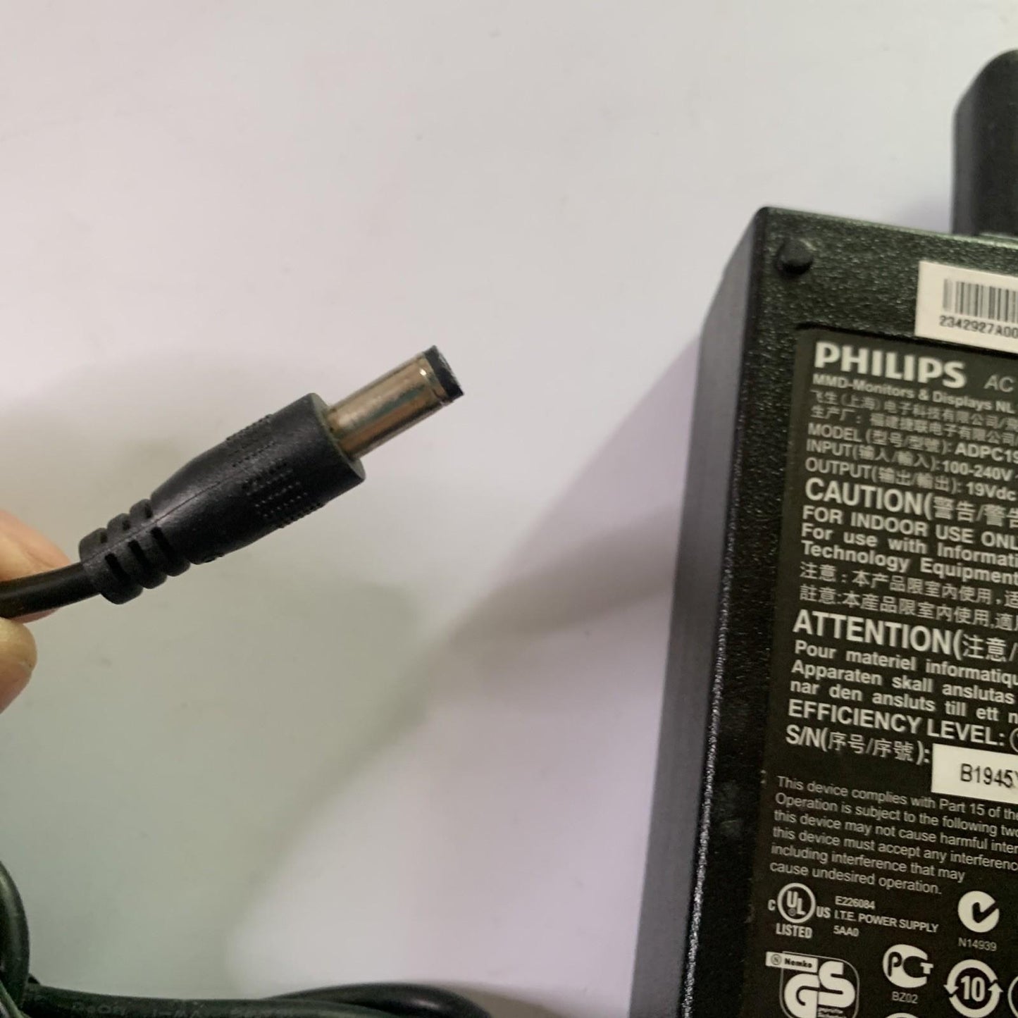 Genuine Philips Monitor Power Supply ADPC1945 19V 2.48A AC Adapter