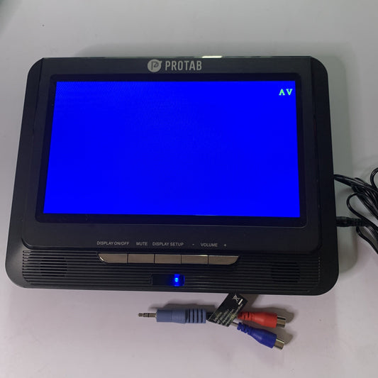 Protab 9" LCD Monitor RCA Composite Screen With Speakers