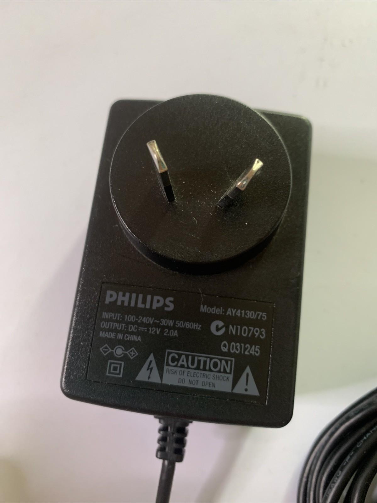 Genuine Philips AY4130/75 AC Adapter 12 V 2A Power Supply For Philips DVD Player