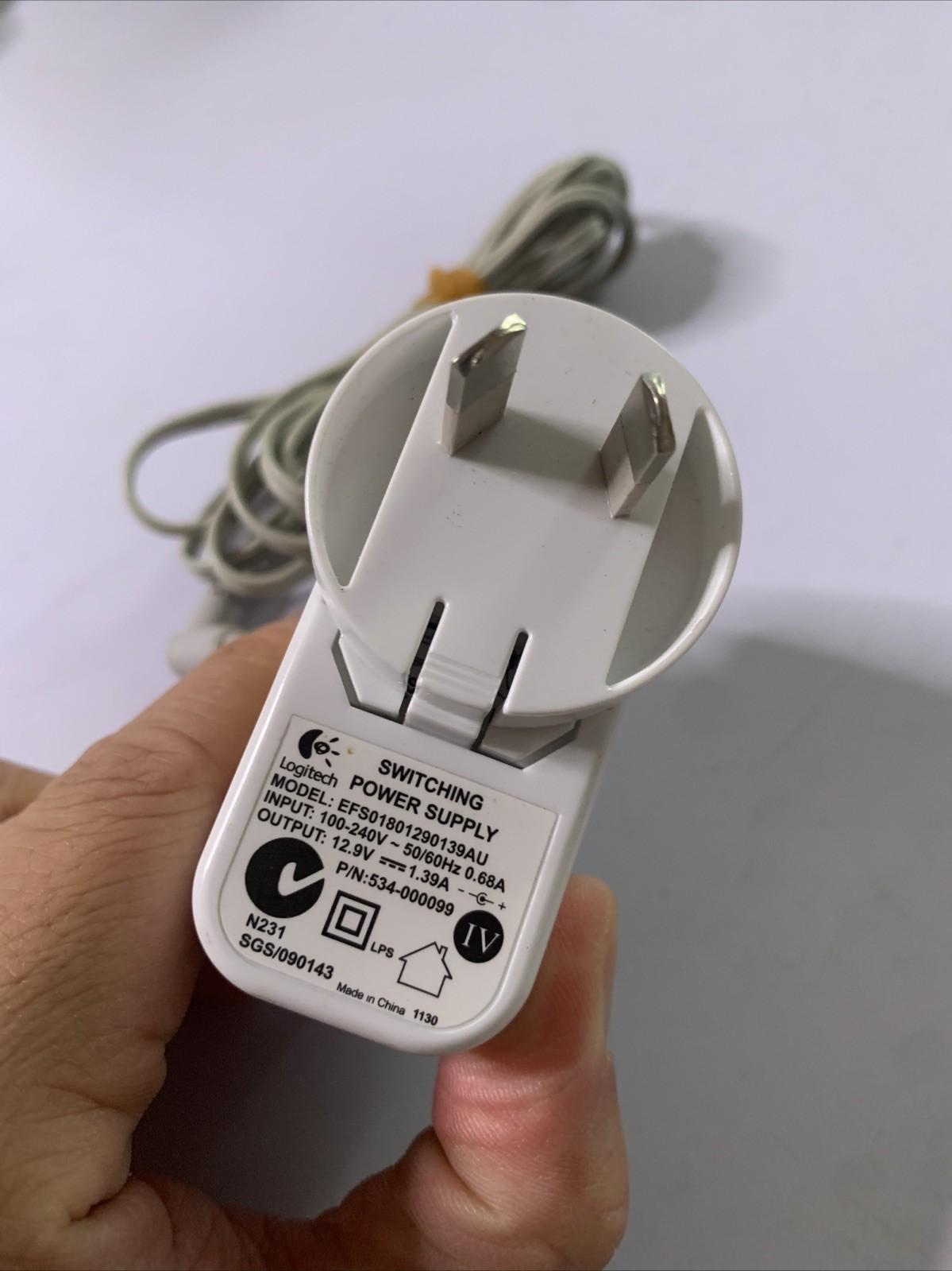 Genuine Logitech EFS01801290139AU 12.9V 1.39A For Speaker Dock