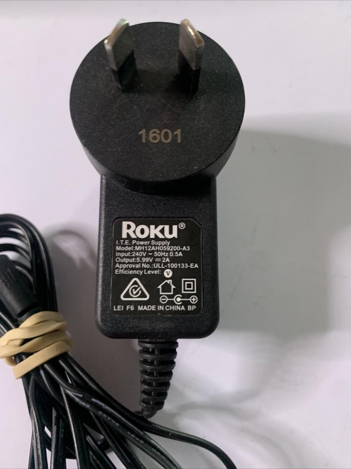 Genuine Roku Power Supply MH12AH059200-A3 5.99V 2A AC Adapter For Roku
