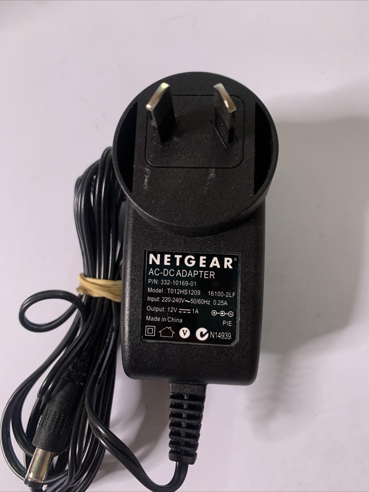 Genuine Netgear T012HS1209 AC Adapter 12V 1A For Netgear Router
