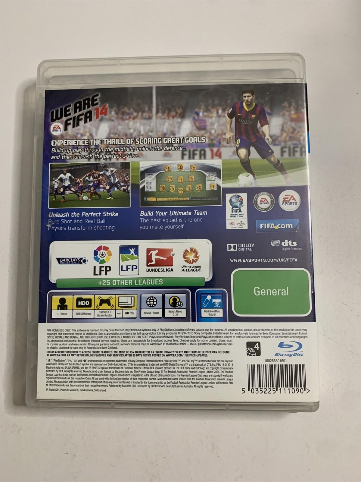 FIFA 14 Sony PlayStation 3 PS3 Football Game Complete