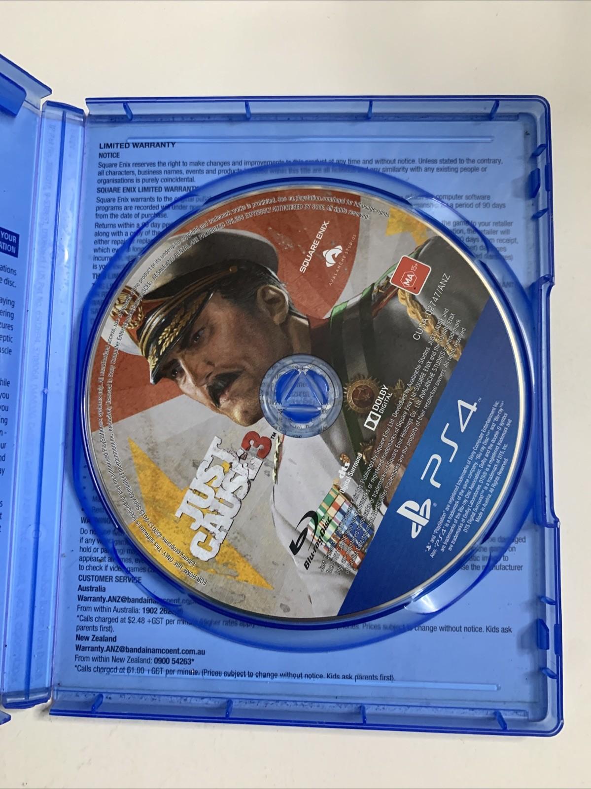 Just Cause 3 Sony PlayStation 4 PS4 2015 Action Game