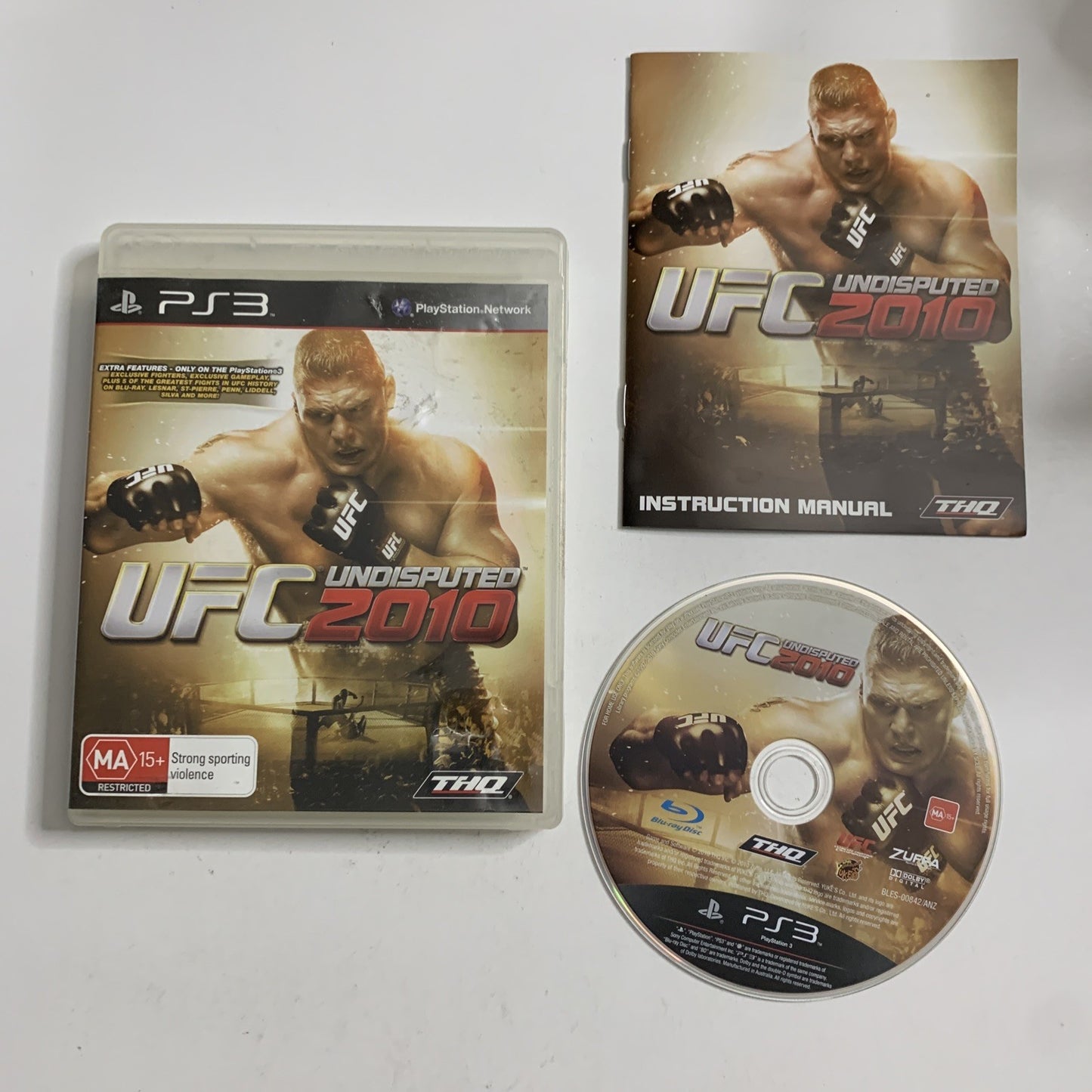 UFC Undisputed 2010 PS3 PlayStation 3 Game Complete