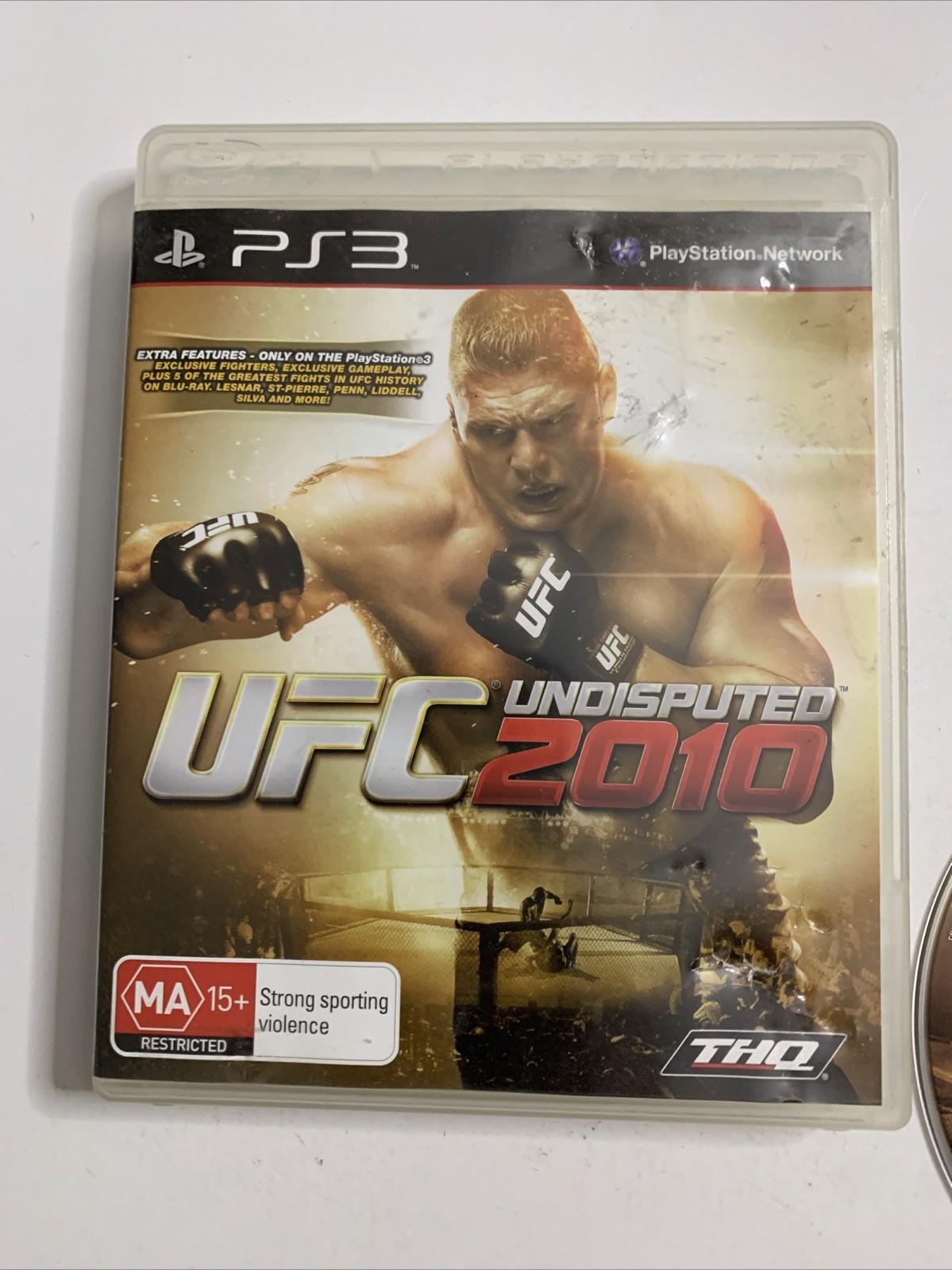UFC Undisputed 2010 PS3 PlayStation 3 Game Complete