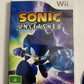 Sonic Unleashed 2008 Nintendo Wii Game PAL SEGA Game Complete