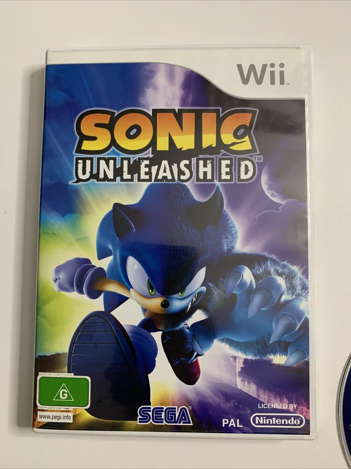Sonic Unleashed 2008 Nintendo Wii Game PAL SEGA Game Complete
