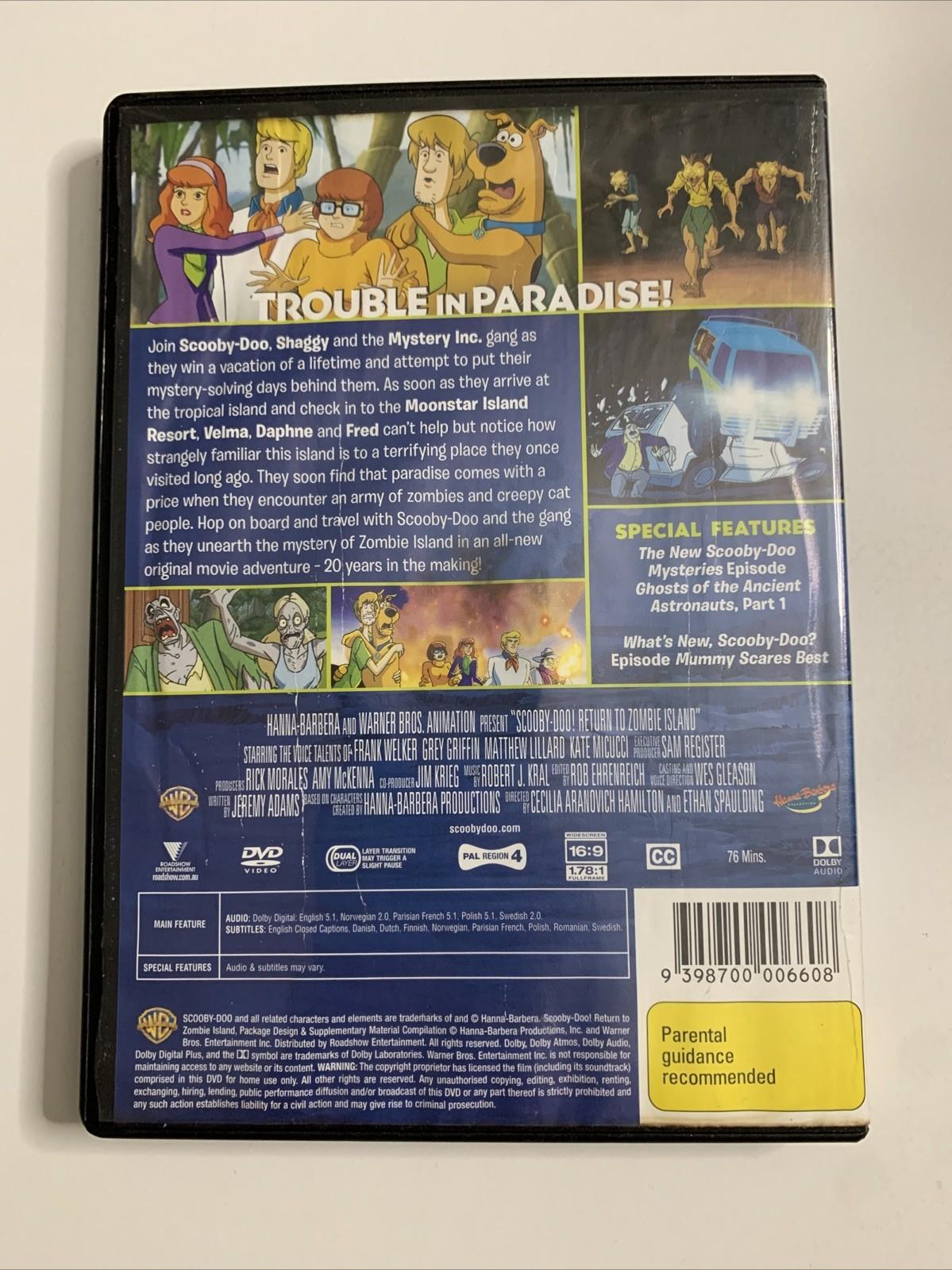 Scooby-Doo: Return To Zombie Island (DVD, 2019) Animated Movie Region 4