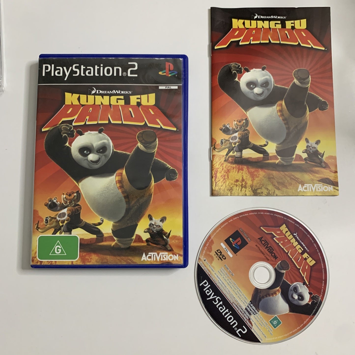 Kung Fu Panda 2008 PS2 Sony PlayStation 2 PAL Game Complete