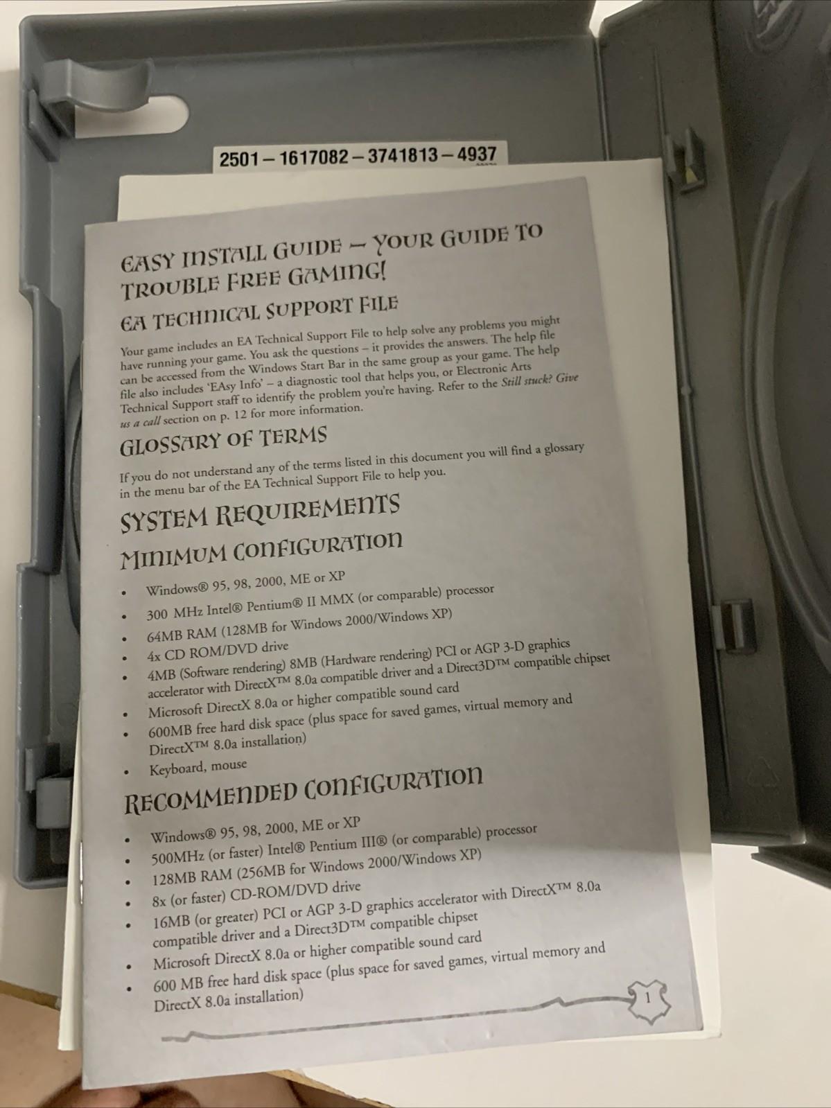 Harry Potter And The Chamber Of Secrets PC Windows Game Complete