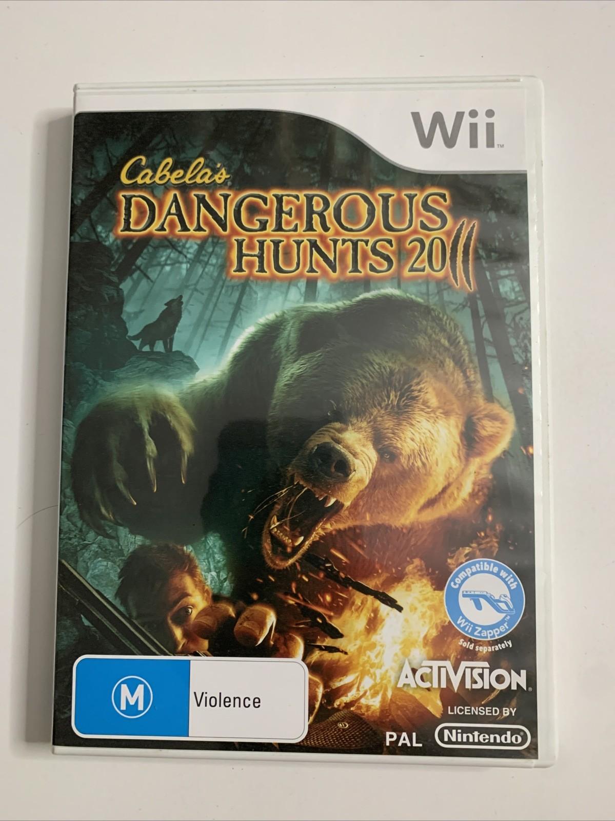Cabela's Dangerous Hunts 2011 Nintendo Wii PAL Shooter Game
