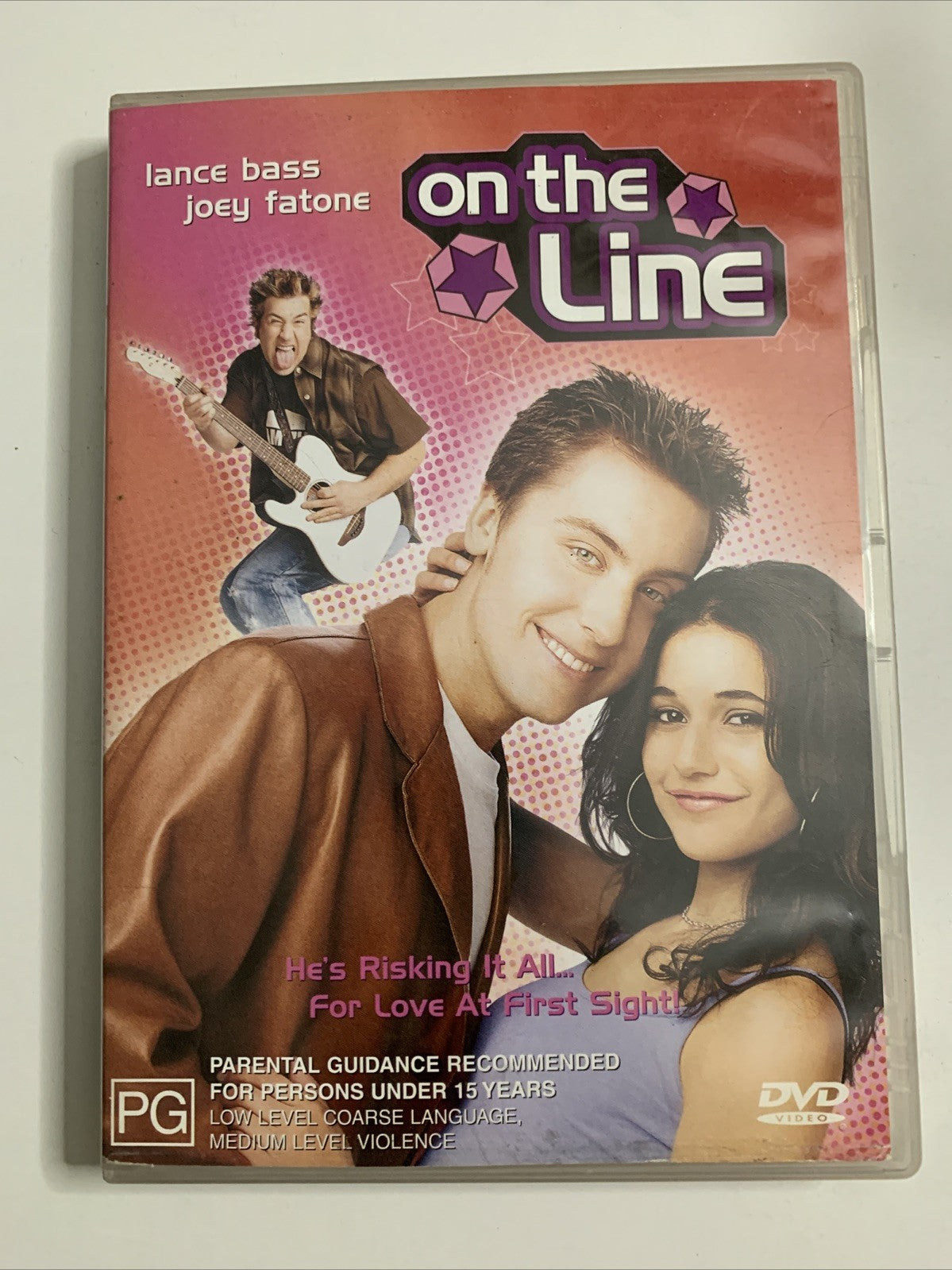 On The Line (DVD, 2001) Nsync, Jerry Stiller, Lance Bass, Dave Foley Region 4