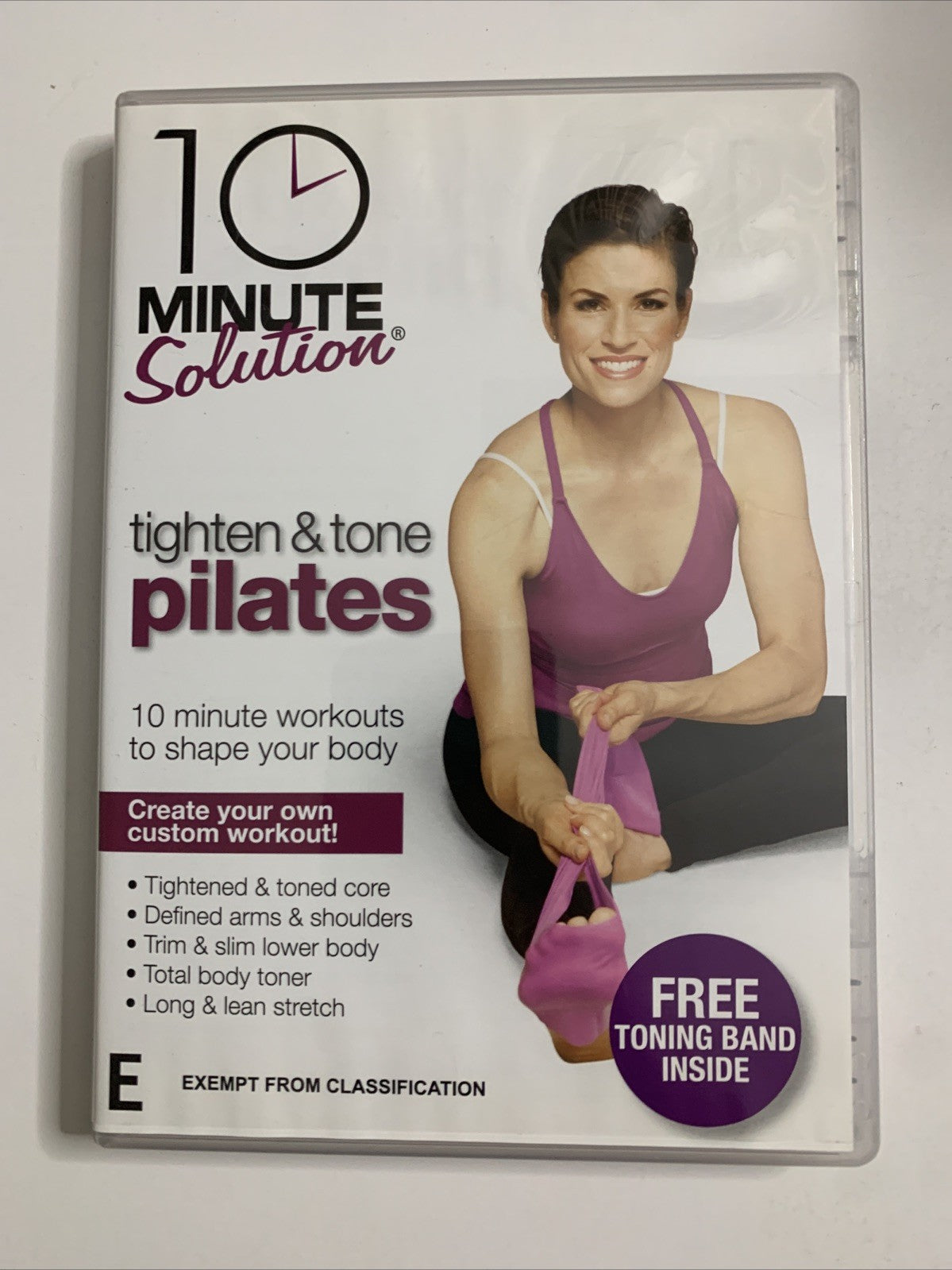 10 Minute Solution: Tighten & Tone Pilates with Band (DVD, 2011) Region 4