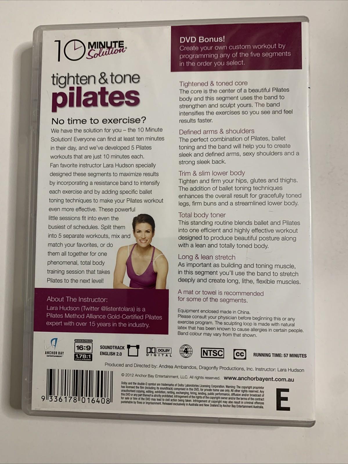 10 Minute Solution: Tighten & Tone Pilates with Band (DVD, 2011) Region 4
