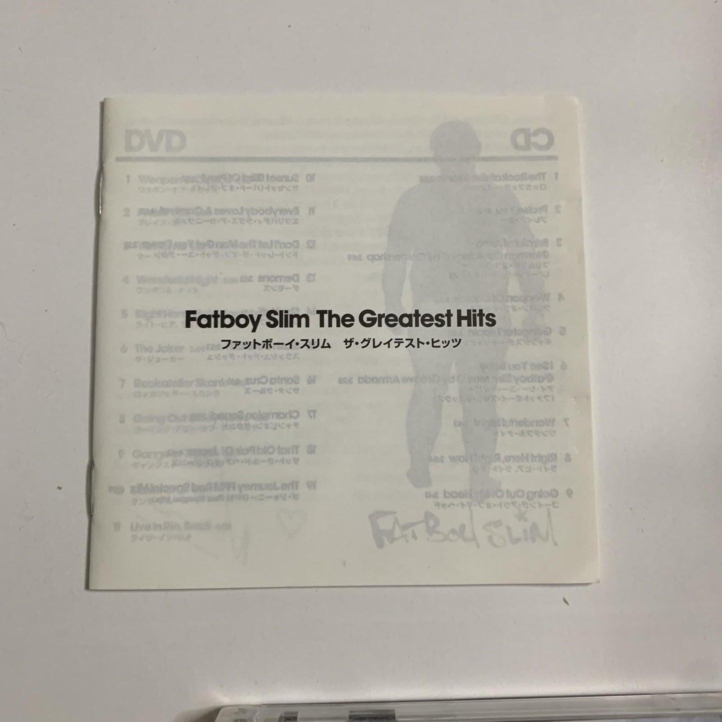 Fatboy Slim – The Greatest Hits: Why Try Harder (CD + DVD, 2006) Obi Japan