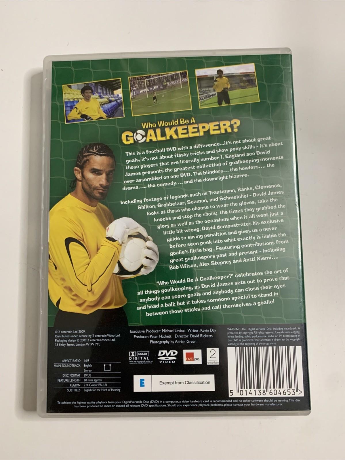 David James Who Would Be A Goalkeeper (DVD, 2009) Football Gaffes Region 4 &2