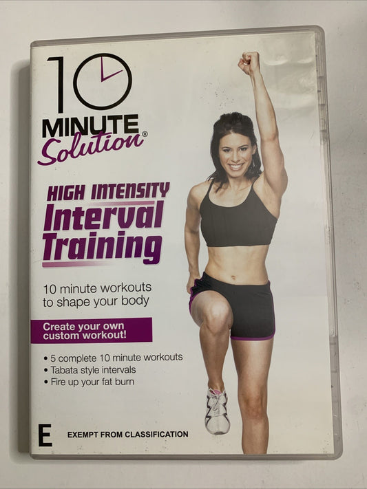 10 Minute Solution: High Intensity Interval Training (DVD, 2013) Region 4