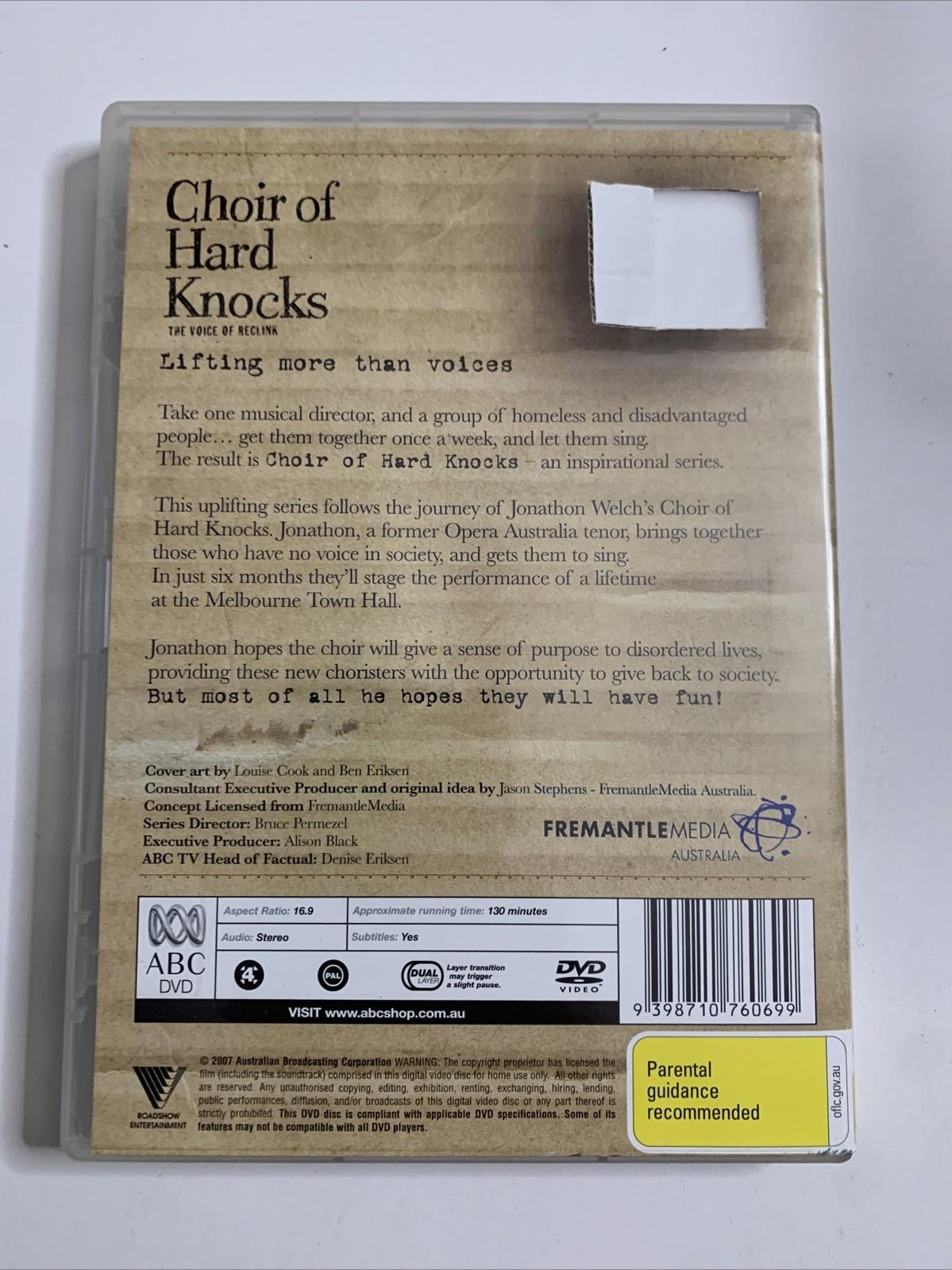 Choir of Hardknocks : The Voice of Reclink (DVD, 2007) Region 4