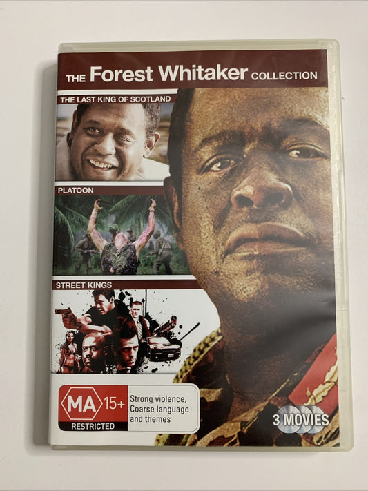 The Last King of Scotland / Platoon / Street Kings (DVD) Forrest Whittaker