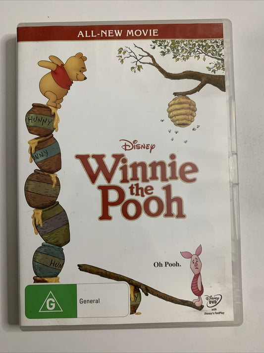 Disney Winnie The Pooh Movie (DVD, 2011) Animation Region 4