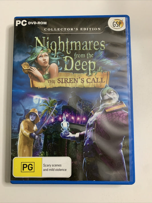 Nightmares From The Deep: The Siren's Call PC DVD Windows Hidden Object Game