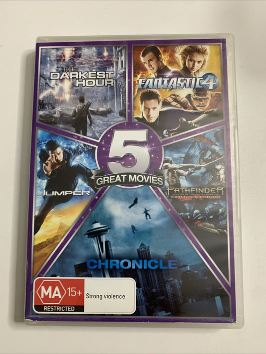 The Darkest Hour / Fantastic 4 / Pathfinder / Chronicle / Jumper (DVD) Region 4