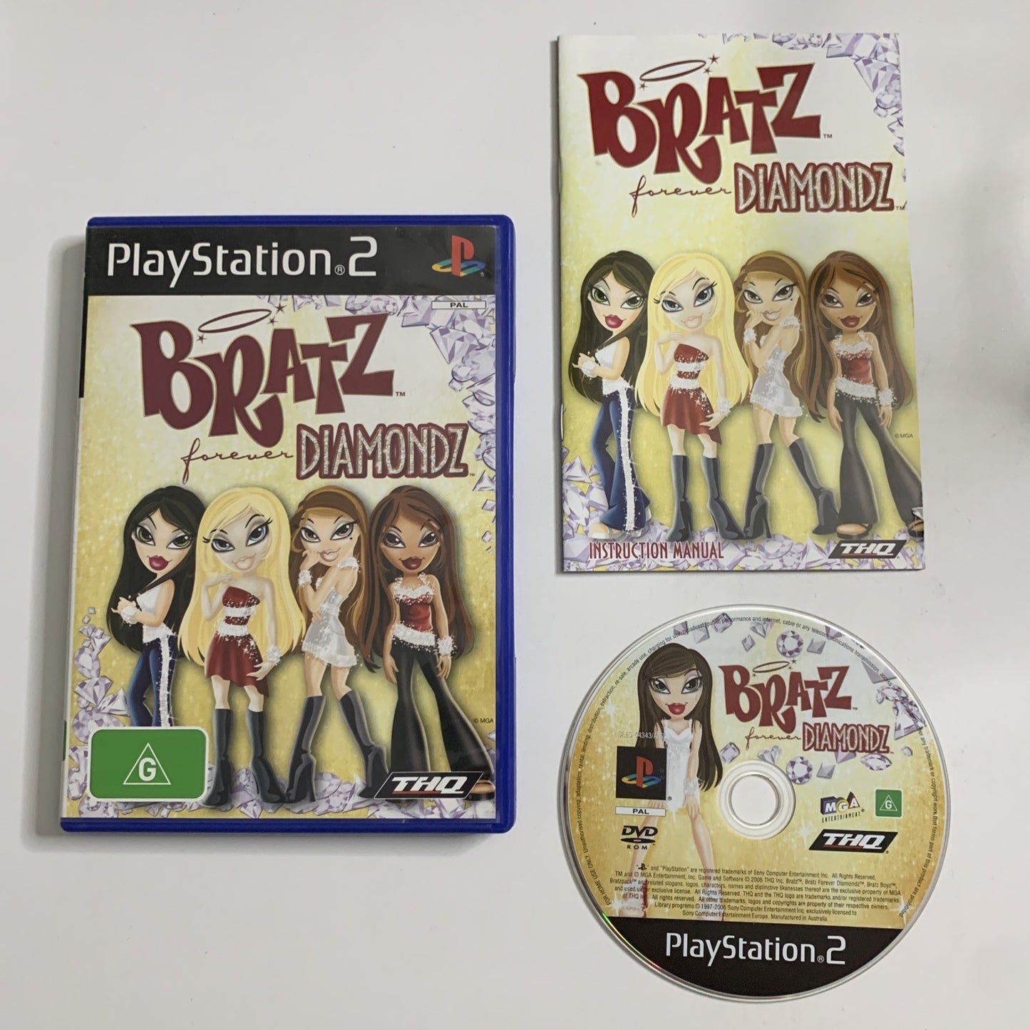 Bratz: Forever Diamondz  PS2 PlayStation 2 PAL Game Complete
