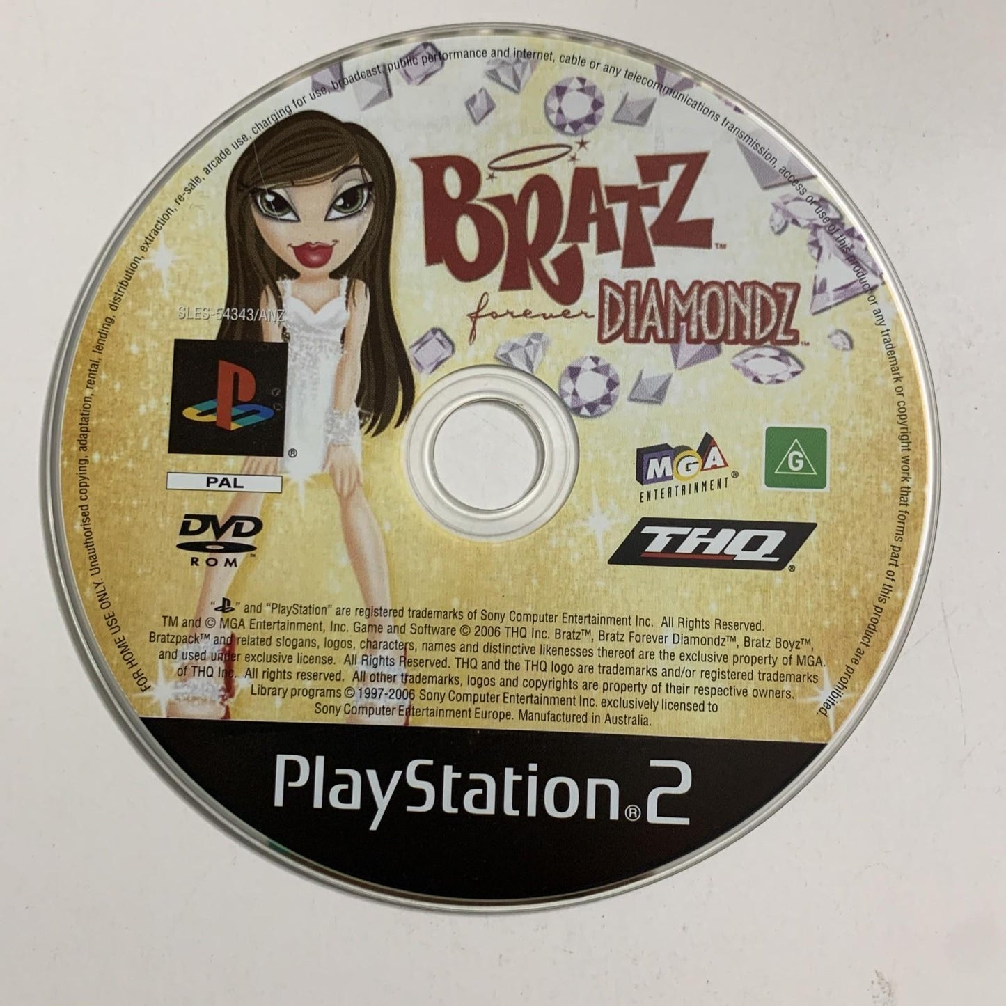 Bratz: Forever Diamondz  PS2 PlayStation 2 PAL Game Complete