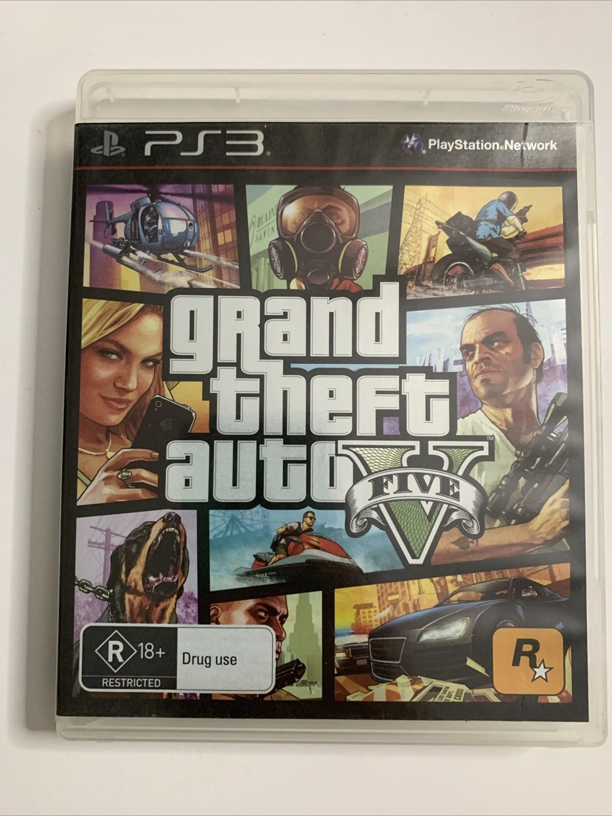 Grand Theft Auto V PS3 PlayStation 3 2013 Game Complete