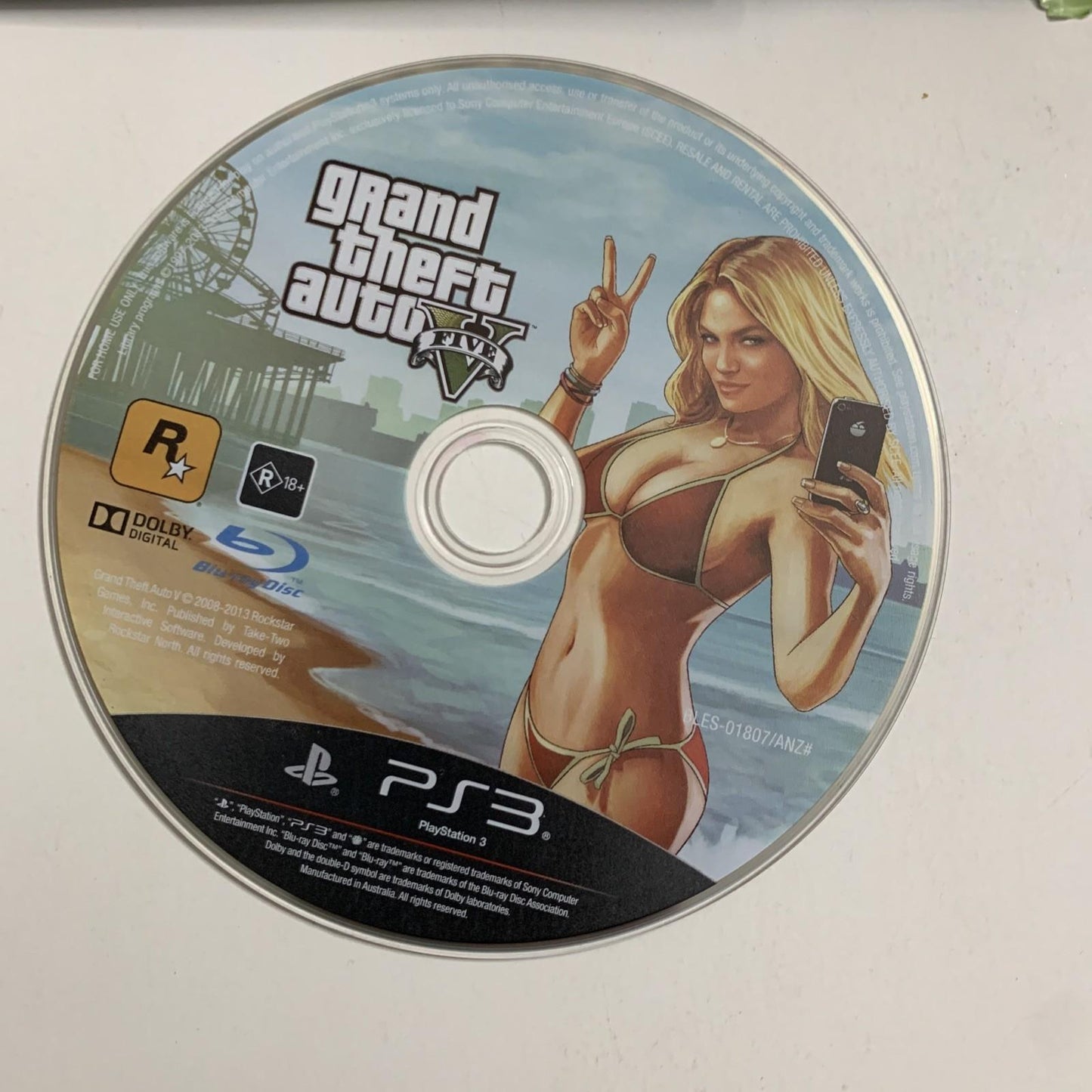 Grand Theft Auto V PS3 PlayStation 3 2013 Game Complete