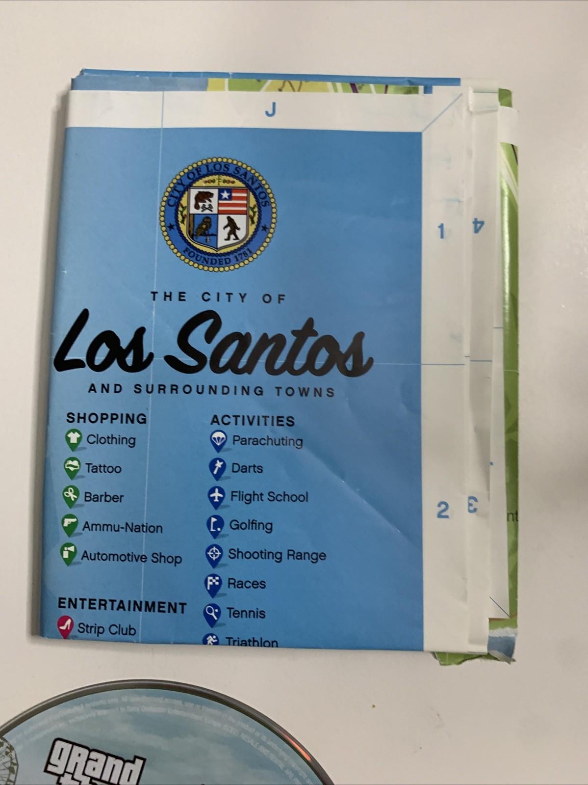 Grand Theft Auto V PS3 PlayStation 3 2013 Game Complete