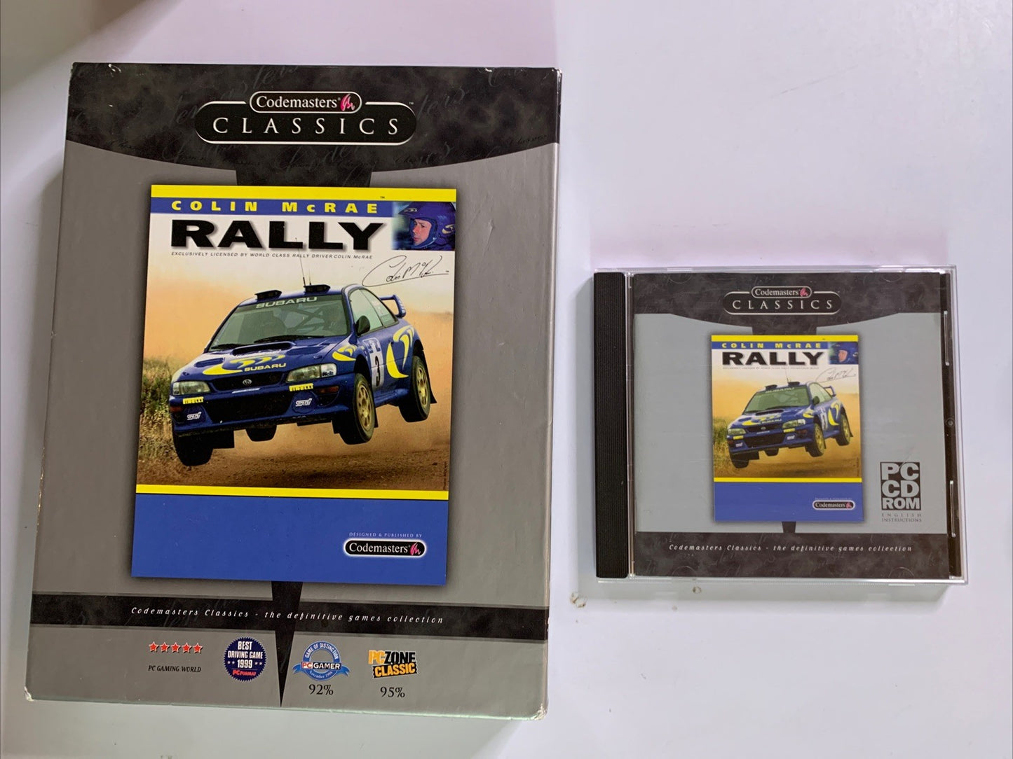 Colin McRae Rally PC-CD-ROM WIN 95-98 Windows With Big Box Game