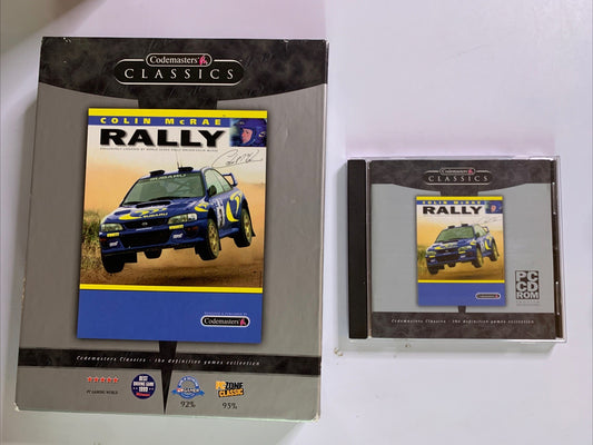 Colin McRae Rally PC-CD-ROM WIN 95-98 Windows With Big Box Game