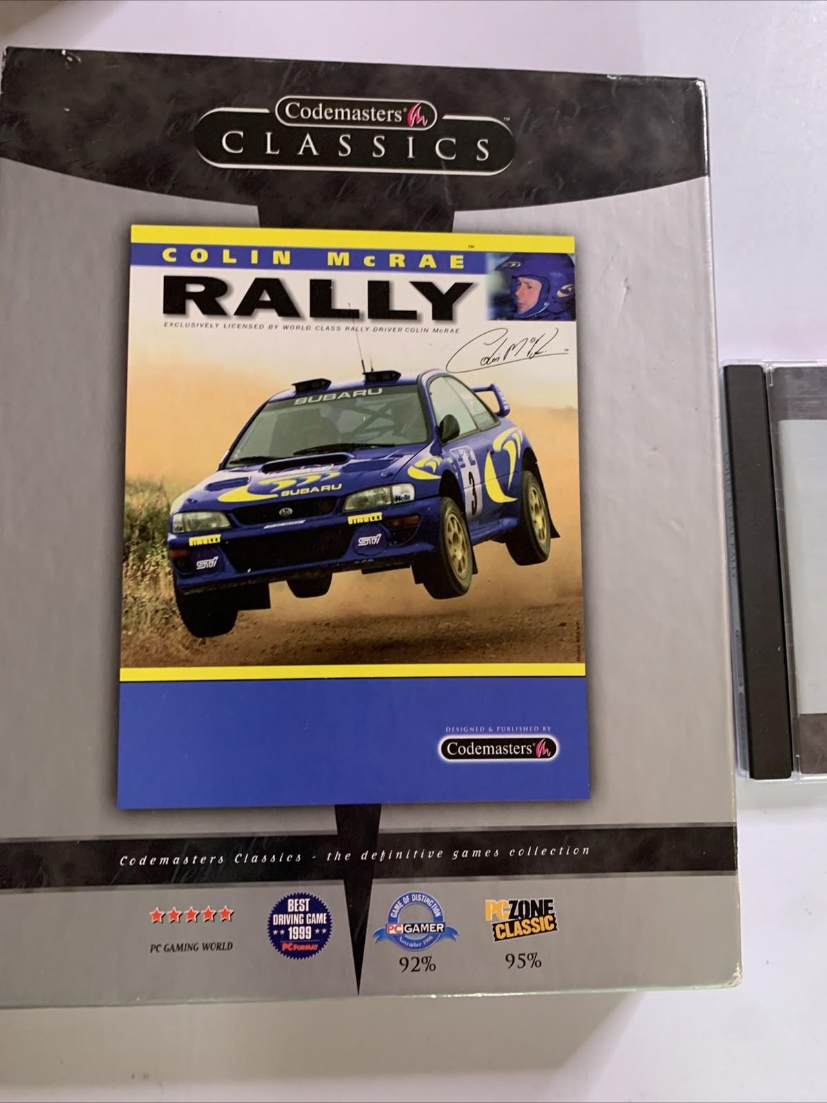 Colin McRae Rally PC-CD-ROM WIN 95-98 Windows With Big Box Game