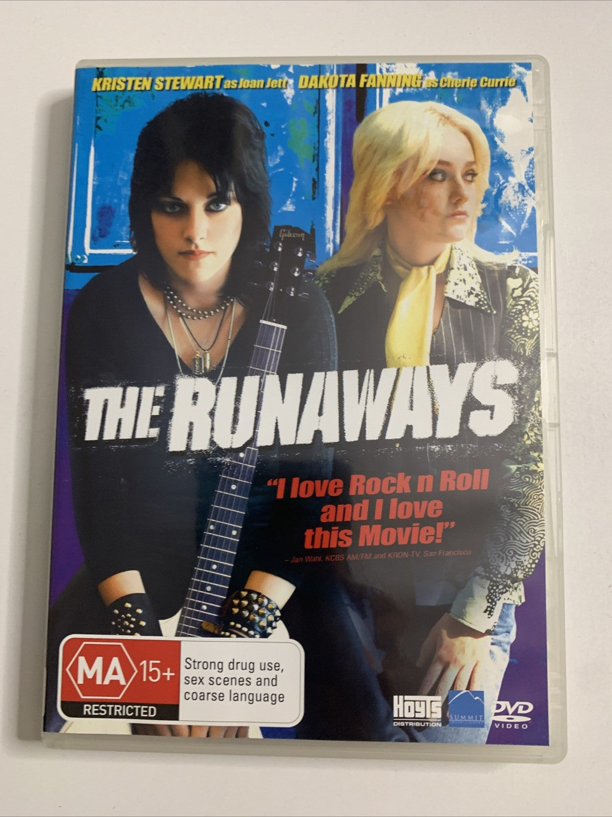 The Runaways (DVD, 2010) Kristen Stewart, Dakota Fanning Region 4