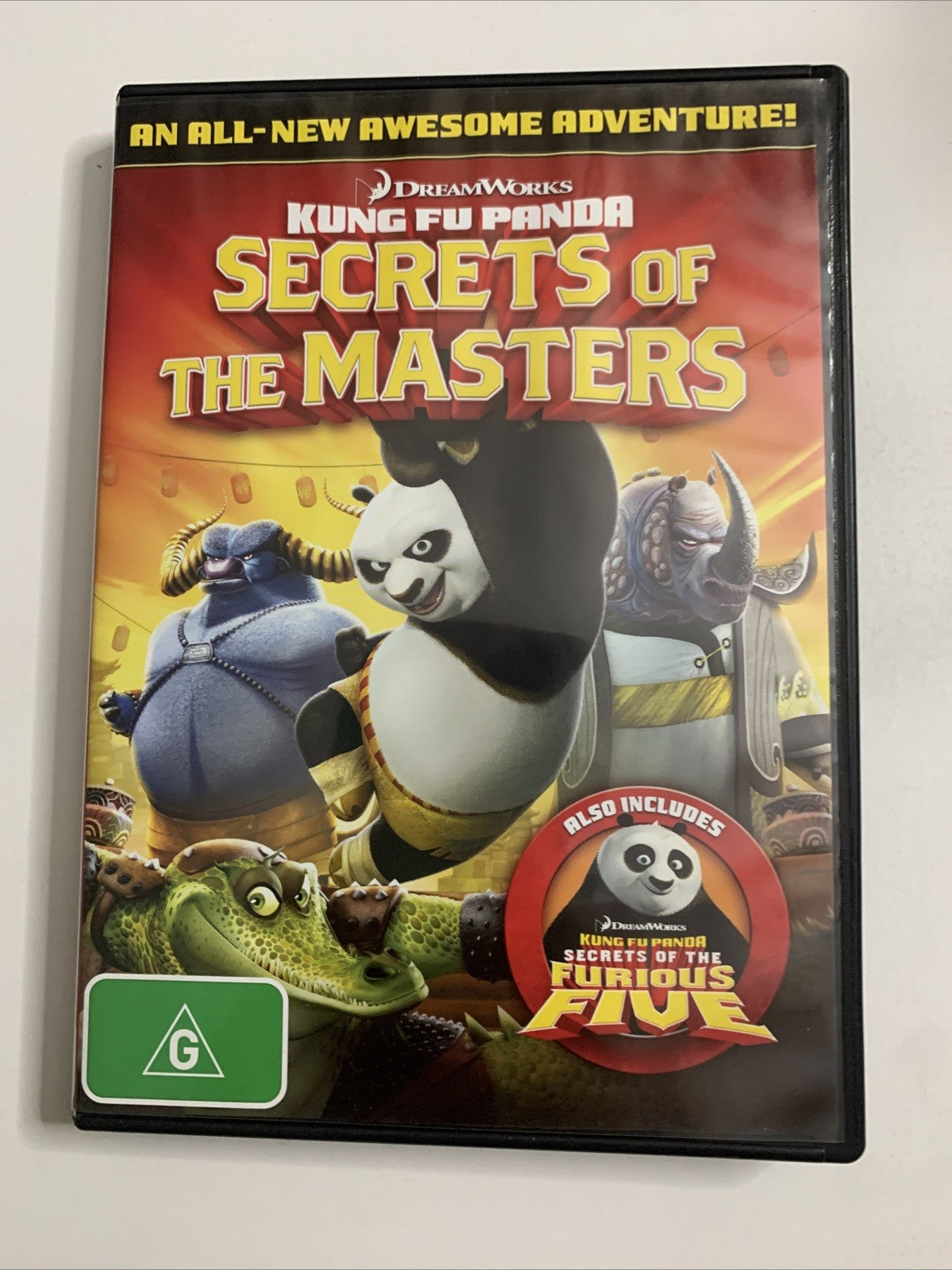 Kung Fu Panda: Secrets of the Masters / Secrets of the Furious Five (DVD, 2011)