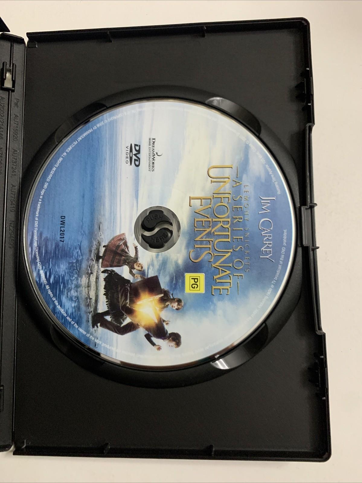 Lemony Snicket's A Series Of Unfortunate Events (DVD, 2004) Region 4