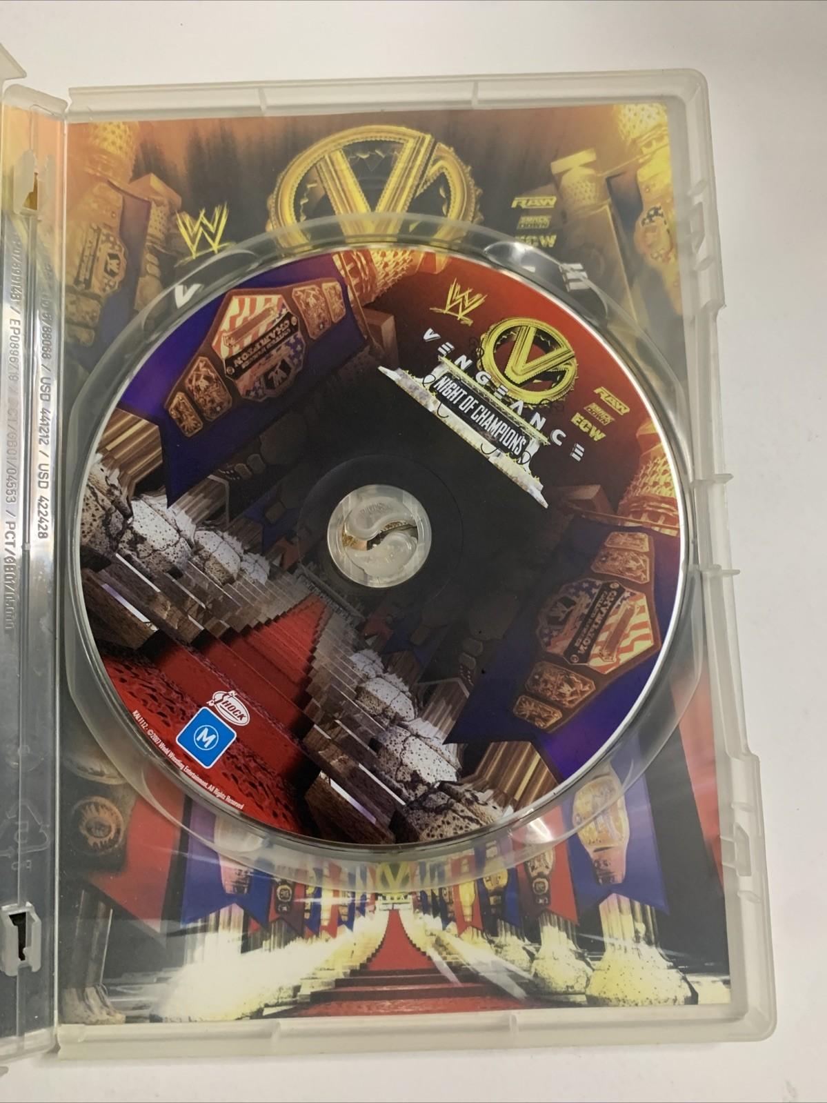 WWE Vengeance: Night Of Champions (DVD, 2007) Pro-Wrestling Region 4