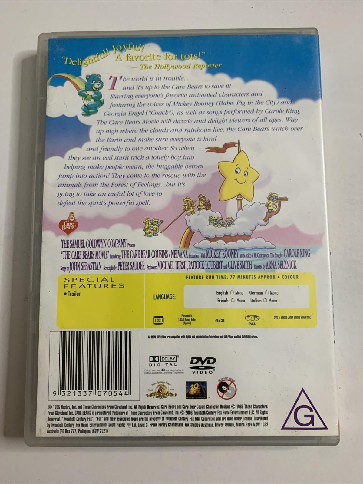 The Care Bears Movie (DVD, 1984) Animated Film Region 4