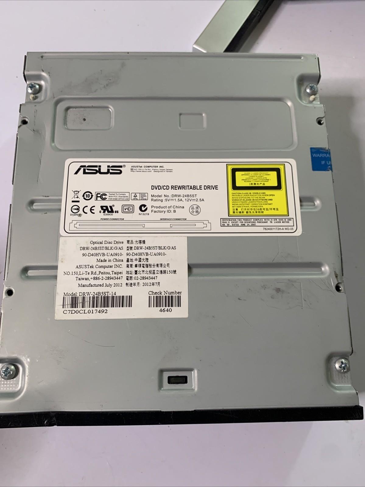 ASUS Internal SATA DVD Rewritable Burner Drive 24x DRW-24B5ST