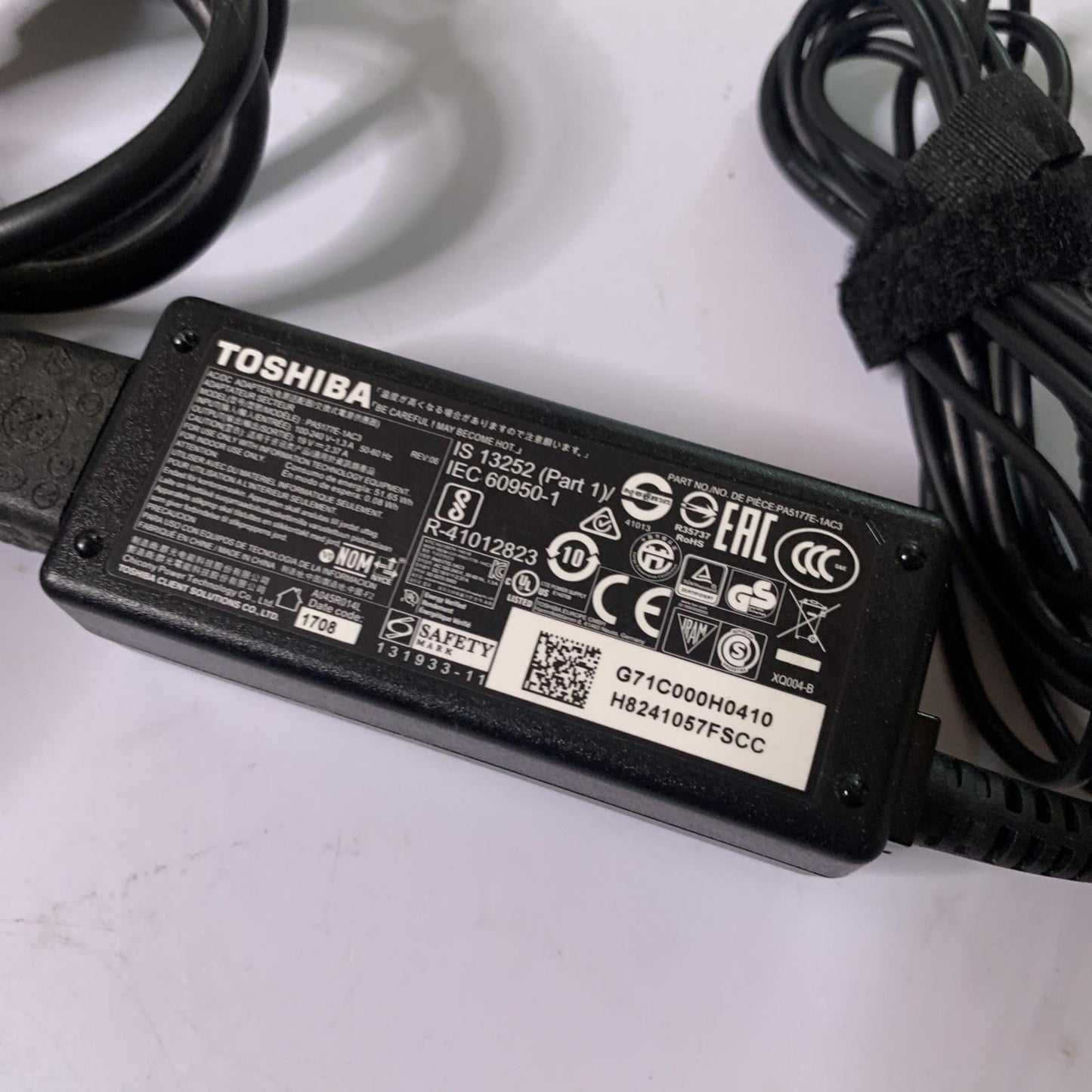 Genuine Toshiba Satellite Laptop Power Supply 19V 2.37A AC Adapter PA5177E-1AC3