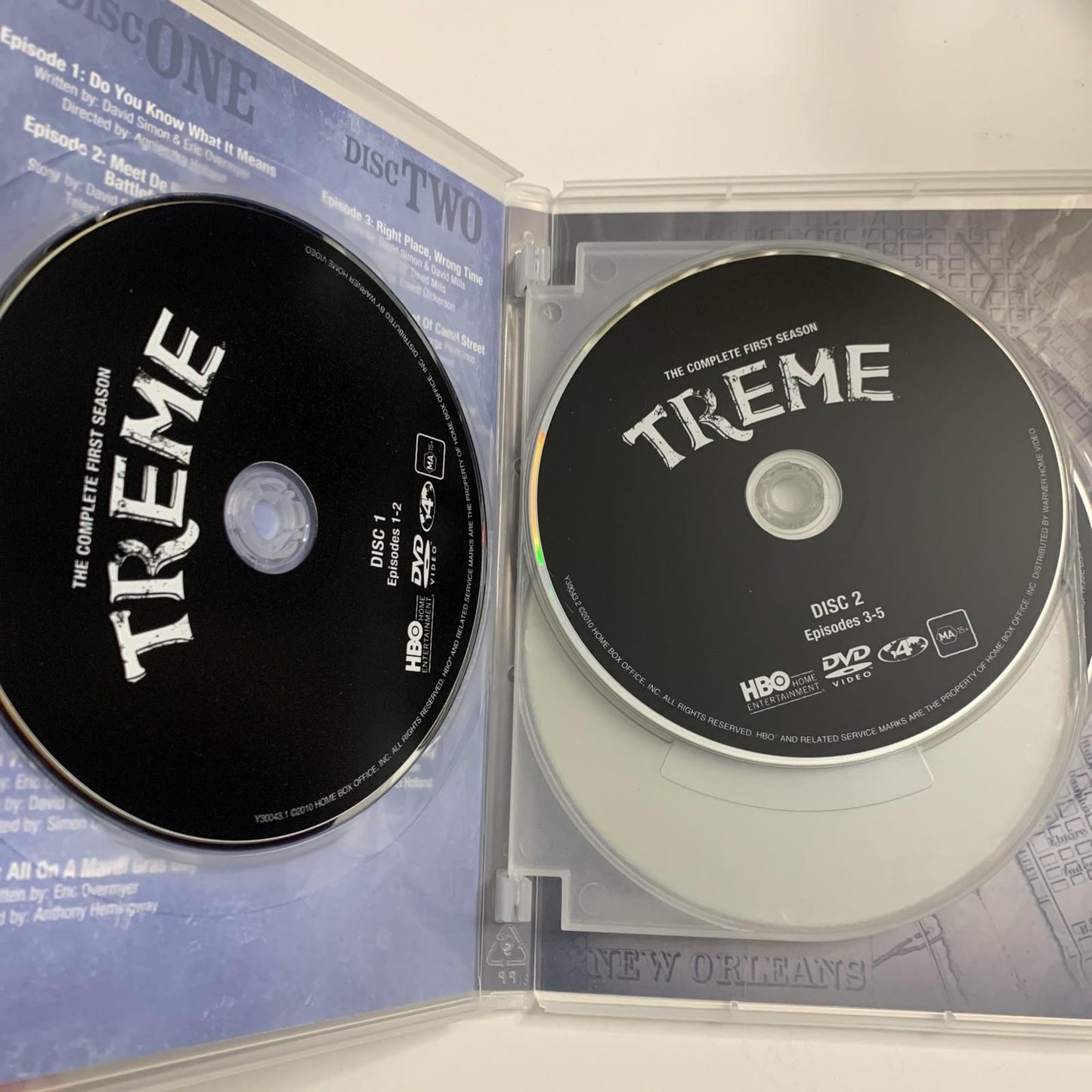Treme : Season 1 (DVD, 2010, 4-Disc Set) Region 4