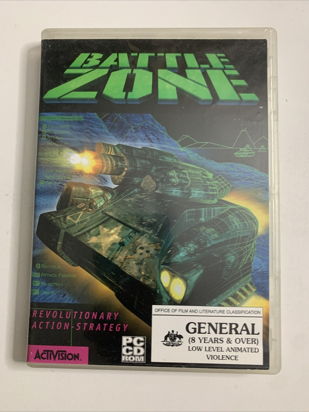 Battlezone PC 1998 CD-ROM FPS Shooter Strategy Game
